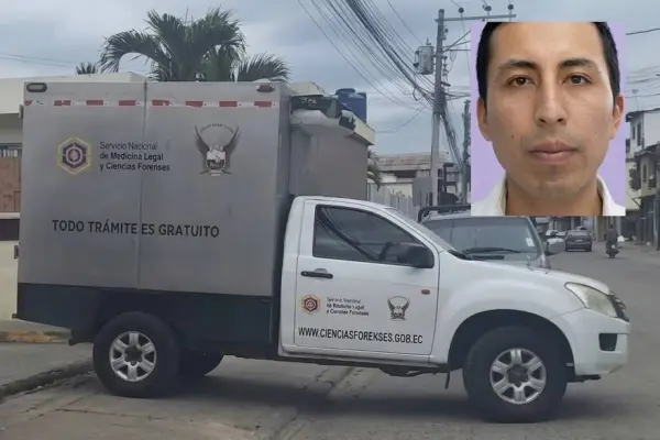 Luego del hallazgo el cadáver fue llevado al centro forense de Manta donde fue identificado. ,ED