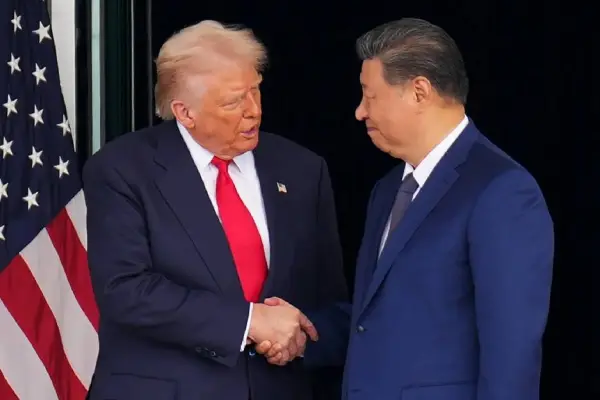 Donald Trump (izq) y su homólogo Xi Jinping se reunieron en mayo pasado en China. ,Foto: Agencias