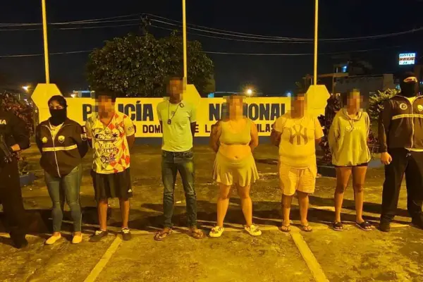 Santo Domingo: Lo que encontraron dentro de un taxi llevó a la captura de cinco presuntos integrantes de un GDO