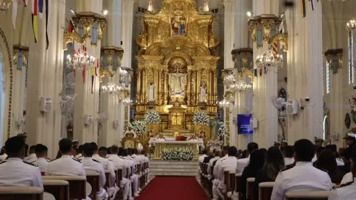 La Armada del Ecuador conmemoró con un tedeum los 85 años del combate naval de Jambelí