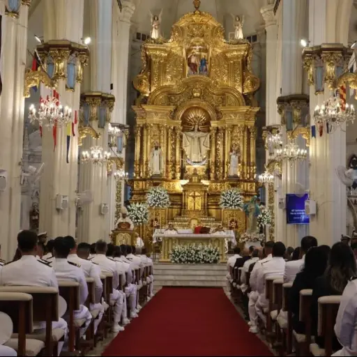 La Armada del Ecuador conmemoró con un tedeum los 85 años del combate naval de Jambelí