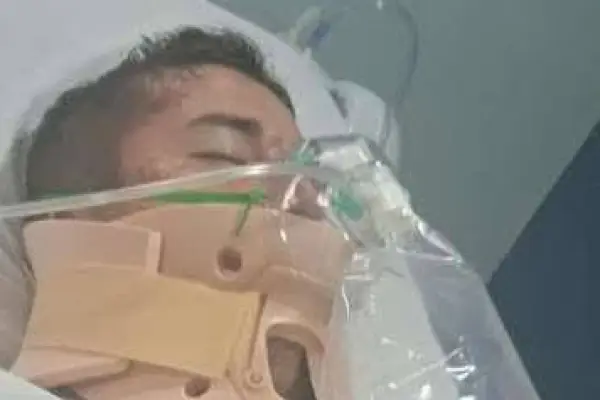 El herido en el accidente se encuentra hospitalizado y en estado delicado. ,ED