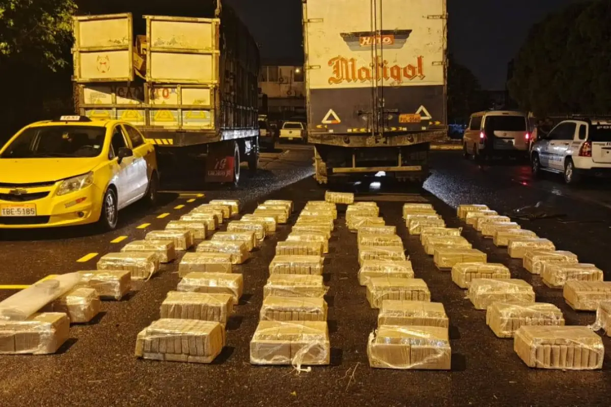 Droga Ocho aprehendidos tras decomiso de casi una tonelada de cocaína en Los Ríos