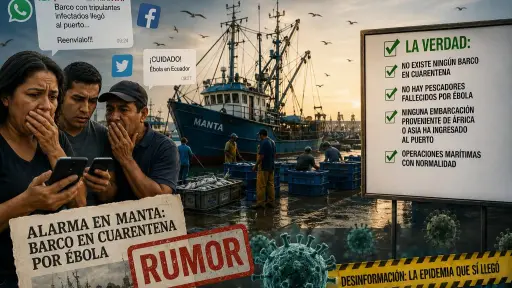  El día que el ébola sembró el miedo en Manta... sin haber llegado nunca