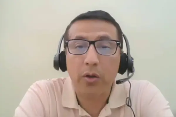 Rafael Saltos, director provincial de Revolución Ciudadana en Manabí