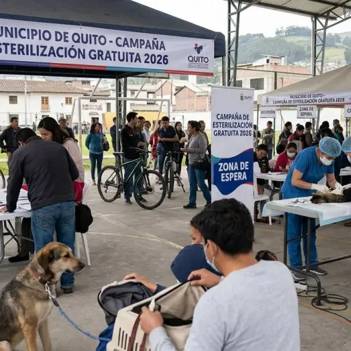 Quito va por 50 mil esterilizaciones gratuitas: así avanza el plan para perros y gatos