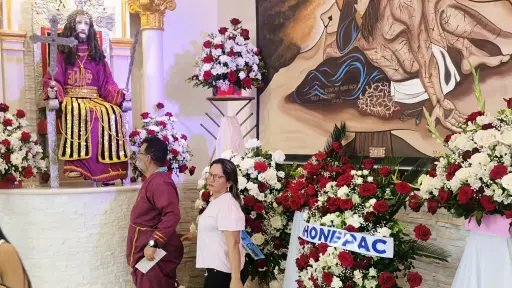 Chone inició la novena en honor al Señor de la Buena Esperanza