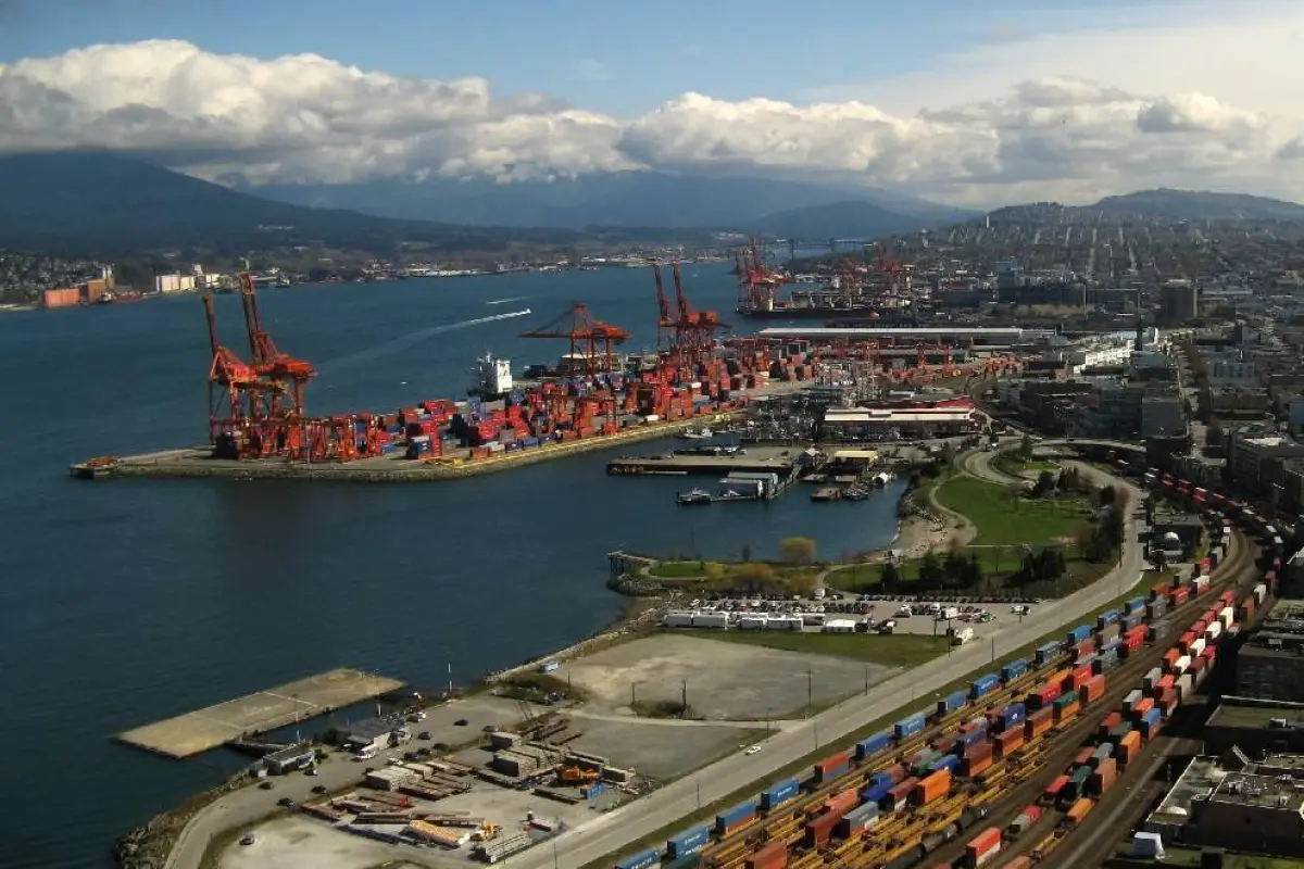 El puerto de Vancouver es el más grande e importante de Canadá y tiene conexión directa con varios países., Foto: Agencias