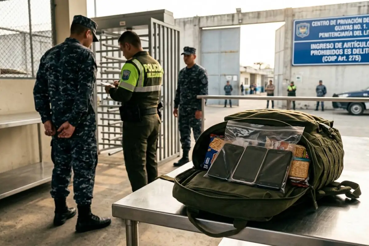 Militar procesado por intentar ingresar celulares a la Penitenciaría del Litoral