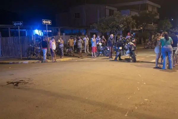 Moradores del sector La Piñonada se alarmaron tras los disparos del ataque armado de este lunes 20. ,Foto: El Diario