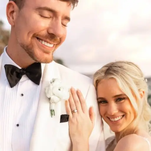Así fue la boda de MrBeast, el youtuber más famoso del mundo