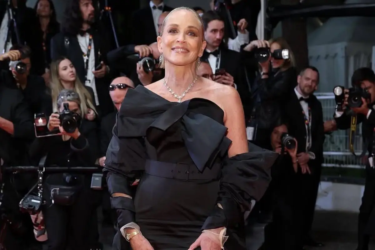 La actriz estadounidense Sharon Stone.