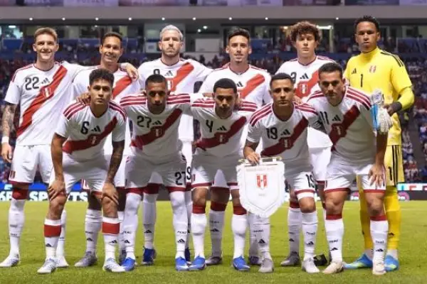 Jugadores de la selección de Perú