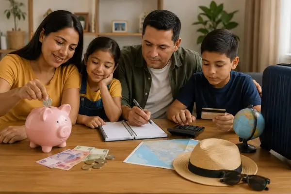 Planificar el presupuesto antes de viajar ayuda a proteger las finanzas familiares. ,Inteligencia Artificial. 