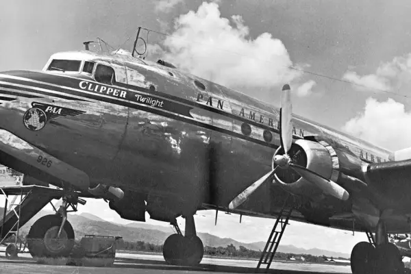El avión modelo Douglas DC-4 de la aerolinea Pan Am fue buscado por cerca de 70 años, tras el accidente. ,Foto: Archivo