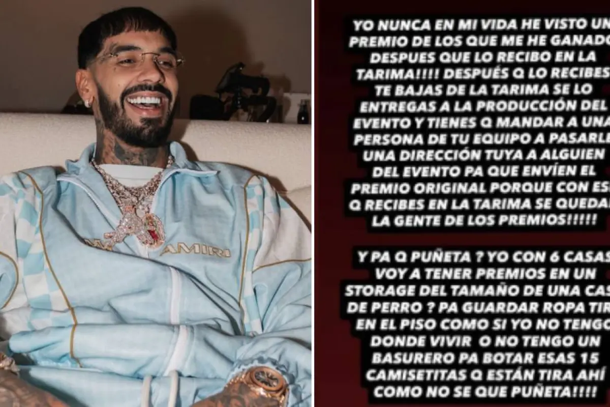 Anuel se pronunció a través de Instagram sobre la polémica.