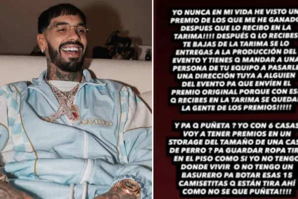 Anuel se pronunció a través de Instagram sobre la polémica.