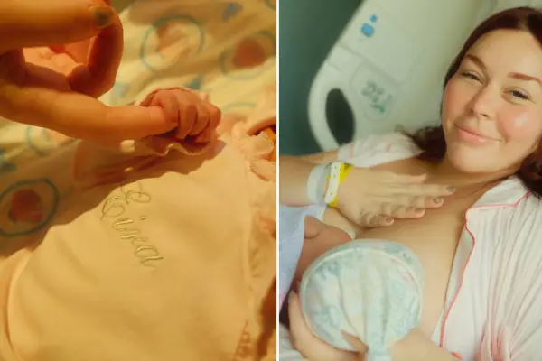 Jesaaelys compartió varias fotos del nacimiento de su hija. 